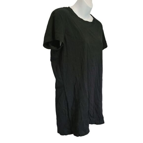 2/$20 Joe Fresh Plain Black Top Tee T-shirt Size: XL - Picture 2 of 5